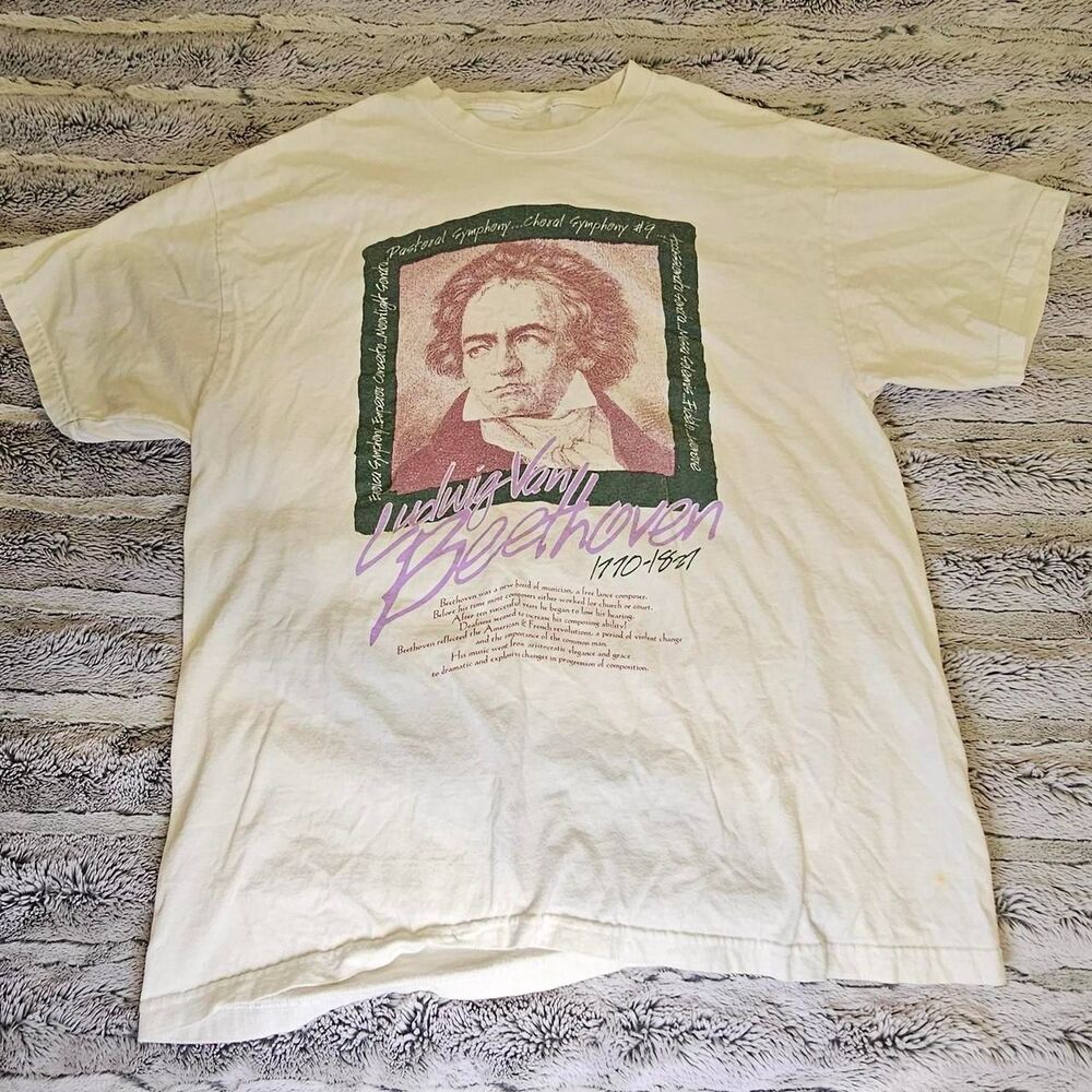 Unbranded Men's White and Cream T-shirt
